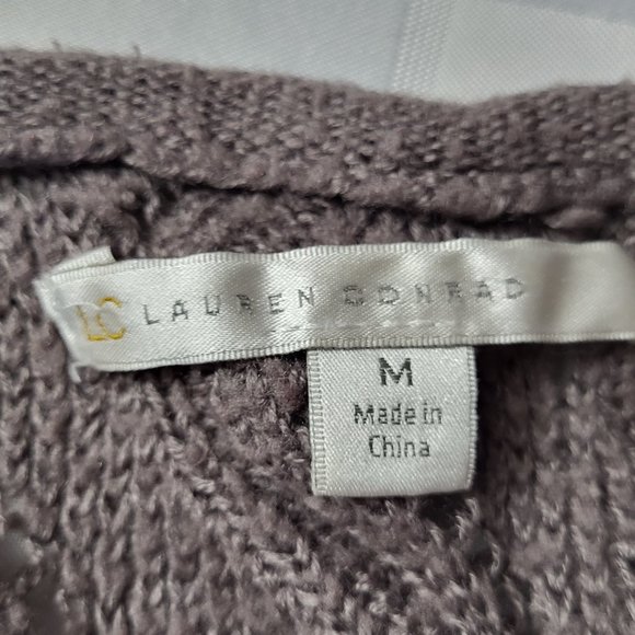 LAUREN CONRAD LC WOMEN'S LONG SLEEVE SWEATER SIZE MEDIUM WINTER FASHION WEAR - Picture 11 of 16